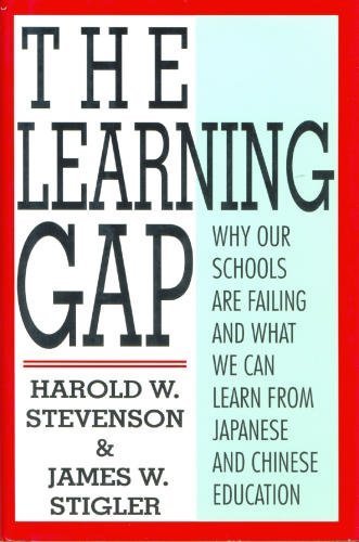 Imagen de archivo de The Learning Gap : Why Our Schools Are Failing and What We Can Learn from Japanese and Chinese Education a la venta por Better World Books: West