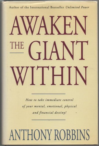 9780671711054: Awaken the Giant within: How to Take Immediate Control of Your Mental, Emotional, Physical and Financial Life