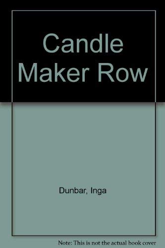 Stock image for Candle Maker Row for sale by WorldofBooks