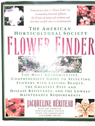 Stock image for The American Horticultural Society Flower Finder for sale by SecondSale