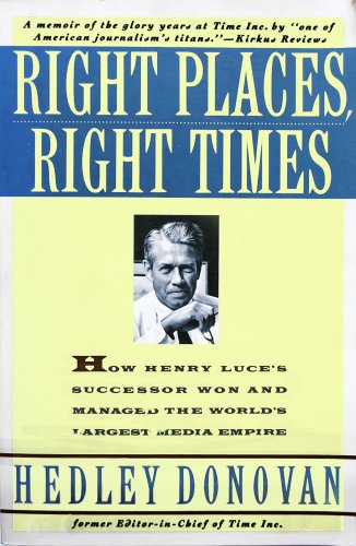 Stock image for Right Places, Right Times for sale by Half Price Books Inc.