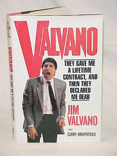 9780671732530: Valvano: They Gave Me a Lifetime Contract, and Then They Declared Me Dead