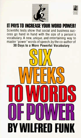 Stock image for Six Weeks to Words of Power for sale by ThriftBooks-Atlanta