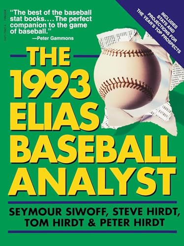 Beispielbild fr The 1993 Elias Baseball Analyst zum Verkauf von Willis Monie-Books, ABAA