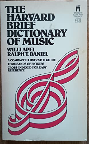 Imagen de archivo de The Harvard Brief Dictionary of Music a la venta por HPB Inc.