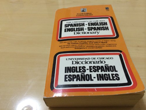 Stock image for The University of Chicago Spanish - English English - Spanish Dictionary for sale by R Bookmark