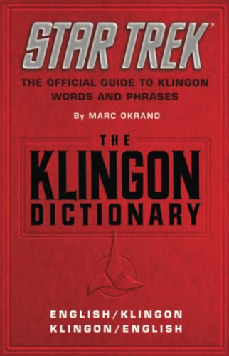 9780671745592: The Klingon Dictionary: The Official Guide to Klingon Words and Phrases: English/Klingon, Klingon/English (Star Trek)