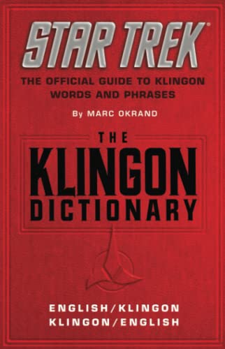 Stock image for The Klingon Dictionary English for sale by SecondSale