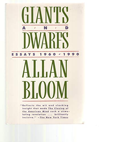 Beispielbild fr Giants and Dwarfs : Essays, 1960-1990 zum Verkauf von Better World Books