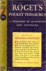 Imagen de archivo de Roget's Pocket Thesaurus a la venta por ThriftBooks-Atlanta