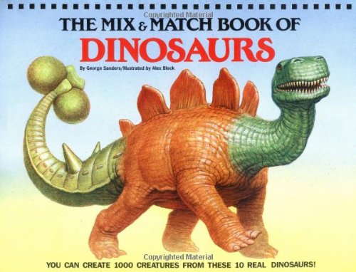 9780671769116: The Mix & Match Book of Dinosaurs
