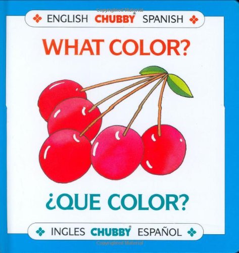 9780671769307: What Color? (Que Color?) (Chubby Board Books) (Spanish and English Edition)