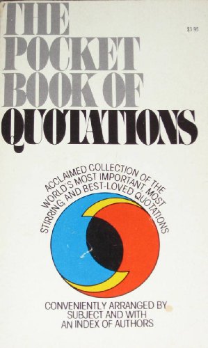 9780671776831: The Pocket Book of Quotations