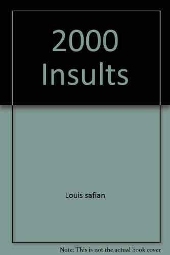 Beispielbild fr 2000 Insults zum Verkauf von Wonder Book