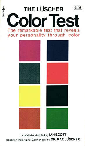 Beispielbild fr The Lscher Color Test zum Verkauf von Better World Books