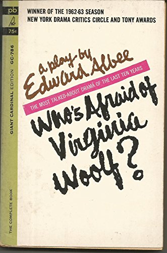 Beispielbild fr Who's Afraid of Virginia Woolf?; A Play zum Verkauf von Ground Zero Books, Ltd.