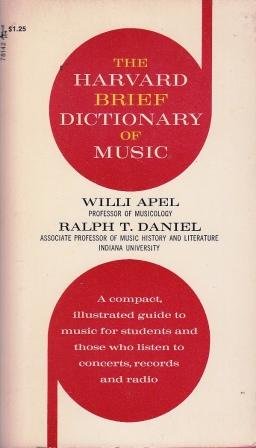 9780671781422: Harvard Brief Dictionary of Music