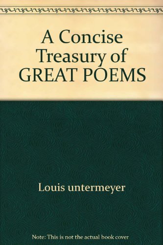 9780671781446: Title: A Concise Treasury of GREAT POEMS