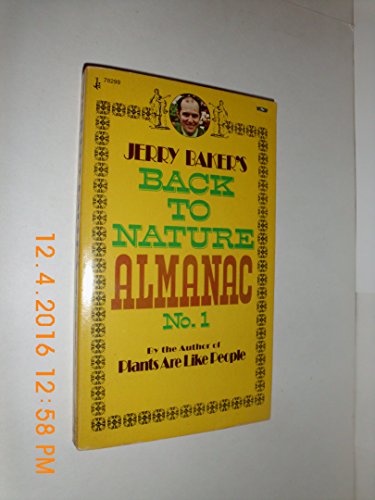Beispielbild fr Jerry Baker's Back to Nature Almanac No. 1 zum Verkauf von Wonder Book