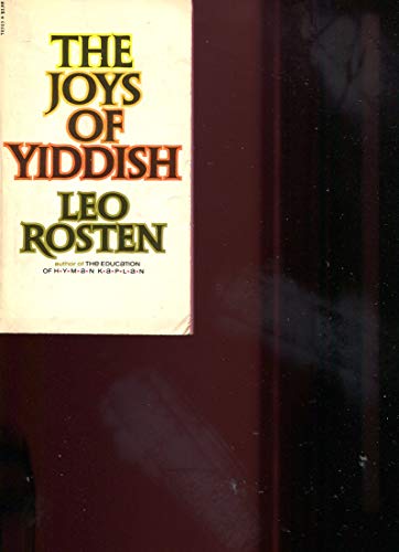 Stock image for The Joys of Yiddish for sale by Red's Corner LLC