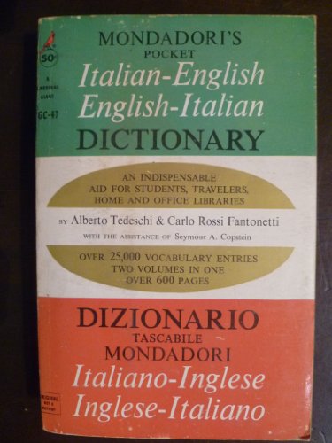 9780671788537: Mondadori's Pocket Italian-English, English-Italian Dictionary