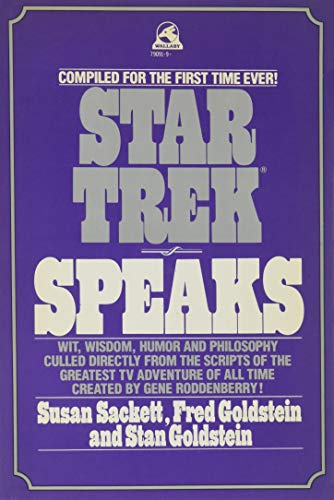 Stock image for STAR TREK SPEAKS for sale by BRIAN MCMILLAN, BOOKS