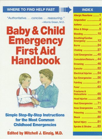 Stock image for Baby and Child Emergency First Aid Handbook for sale by Wonder Book