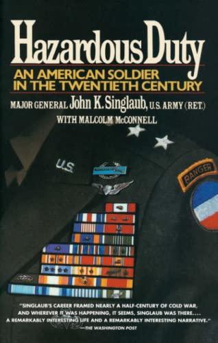 Beispielbild fr Hazardous Duty: An American Soldier in the Twentieth Century zum Verkauf von ThriftBooks-Dallas