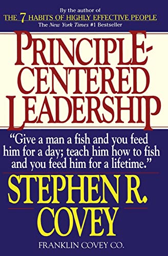 Imagen de archivo de Principle-Centered Leadership a la venta por gearbooks