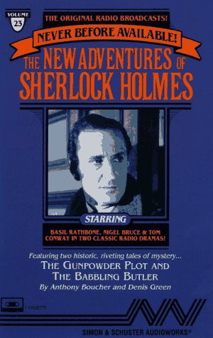 Stock image for NEW ADVENTURES OF SHERLOCK HOLMES VOL #23 THE GUNPOWDER PLOT AND THE BABBLING BU for sale by BombBooks