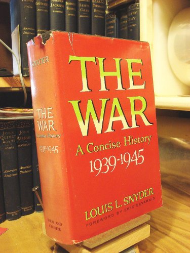 Beispielbild fr War : A Concise History, 1939-1945 zum Verkauf von Better World Books