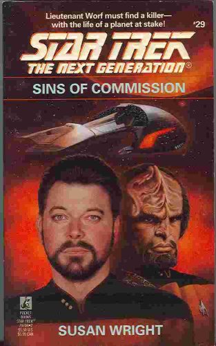 9780671797041: Sins of Commission (Star Trek The Next Generation, No 29)