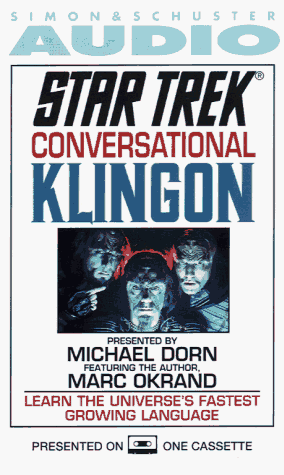 Imagen de archivo de Star Trek Conversational Klingon Learn the Universe's Fastest Growing Language a la venta por Bay Used Books