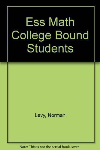 Beispielbild fr Essential Math for College-Bound Students zum Verkauf von NEPO UG