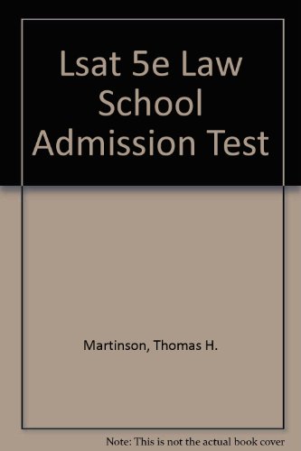 9780671799724: Lsat 5e Law School Admission Test: Law School Admission Test