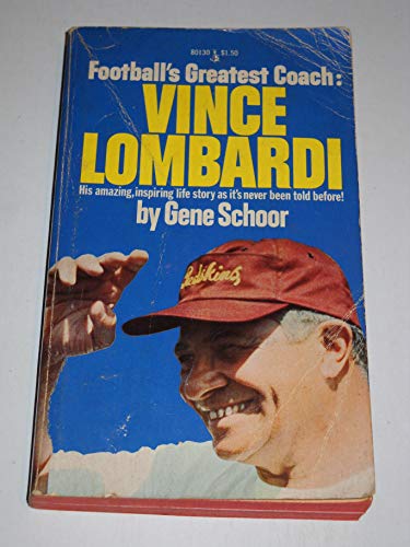 Beispielbild fr Football's Greatest Coach: Vince Lombardi zum Verkauf von Wonder Book