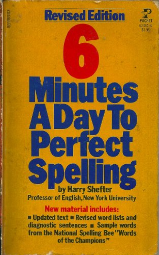9780671805623: Title: 6 Minutes a Day to Perfect Spelling