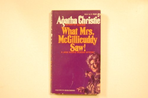Imagen de archivo de What Mrs. McGillicuddy Saw! (A Jane Marple Murder Mystery) a la venta por Discover Books