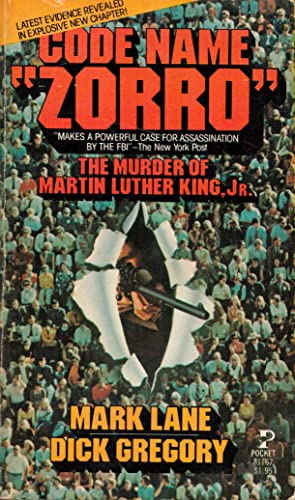 Stock image for Code Name "Zorro" The Murder Of Martin Luther King, Jr. for sale by Glands of Destiny First Edition Books