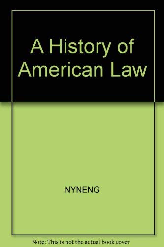 A History of American Law