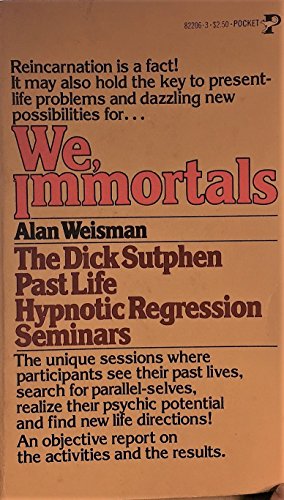 Imagen de archivo de We, Immortals a la venta por HPB-Emerald
