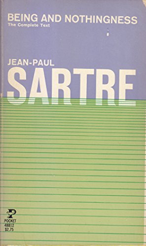 9780671824334: Being and Nothingness: A Phenomenological Essay on Ontology by Sartre, Jean Paul