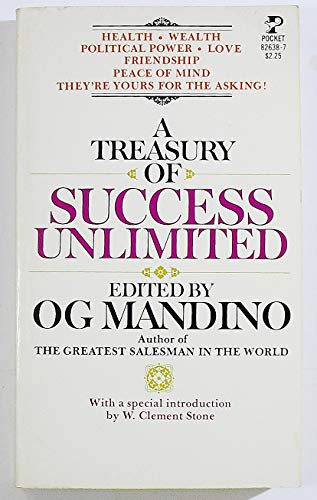 Imagen de archivo de A Treasury of Success Unlimited a la venta por HPB-Diamond