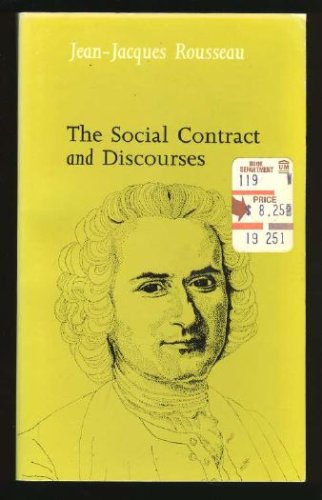 Imagen de archivo de The Social Contract and Discourse on the Origin of Inequality a la venta por SecondSale