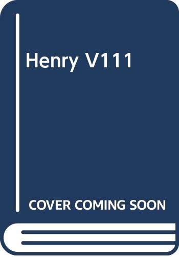 Beispielbild fr Henry V111 zum Verkauf von Wonder Book