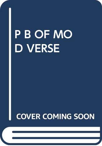 9780671827137: Title: The Pocket Book of Modern Verse