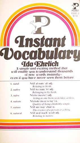 Stock image for Instant Vocabulary for sale by ThriftBooks-Dallas