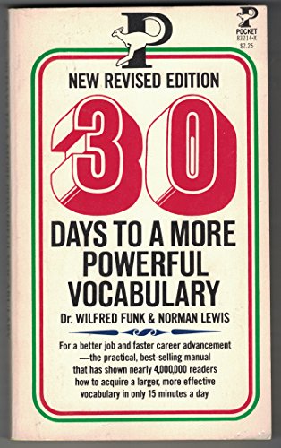 Beispielbild fr 30 Days to a More Powerful Vocabulary zum Verkauf von Goodwill San Antonio