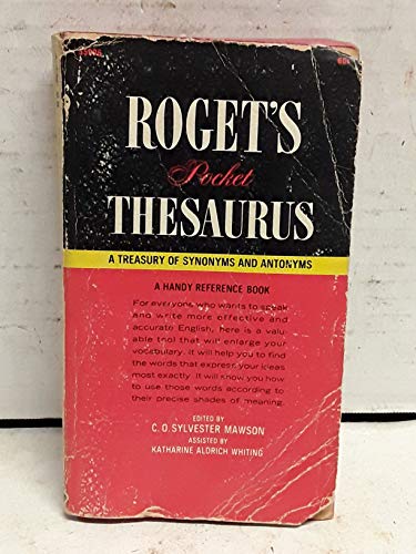 Stock image for Roget's Pocket Thesaurus for sale by ThriftBooks-Atlanta