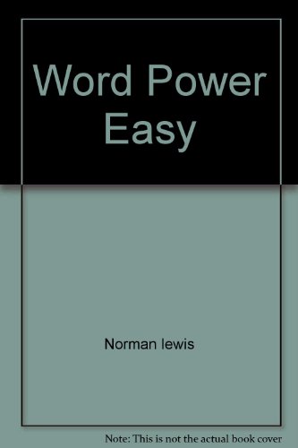 9780671836450: Word Power Easy